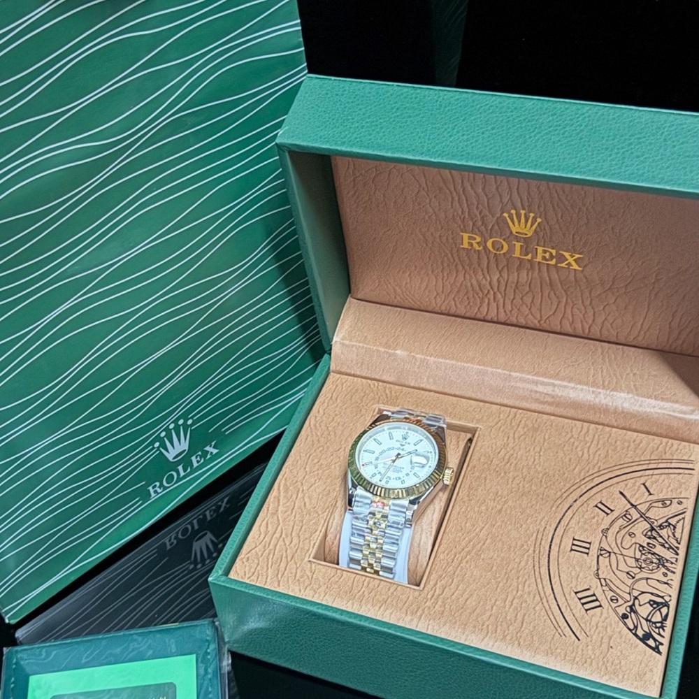 Two-Tone Luxury Watch